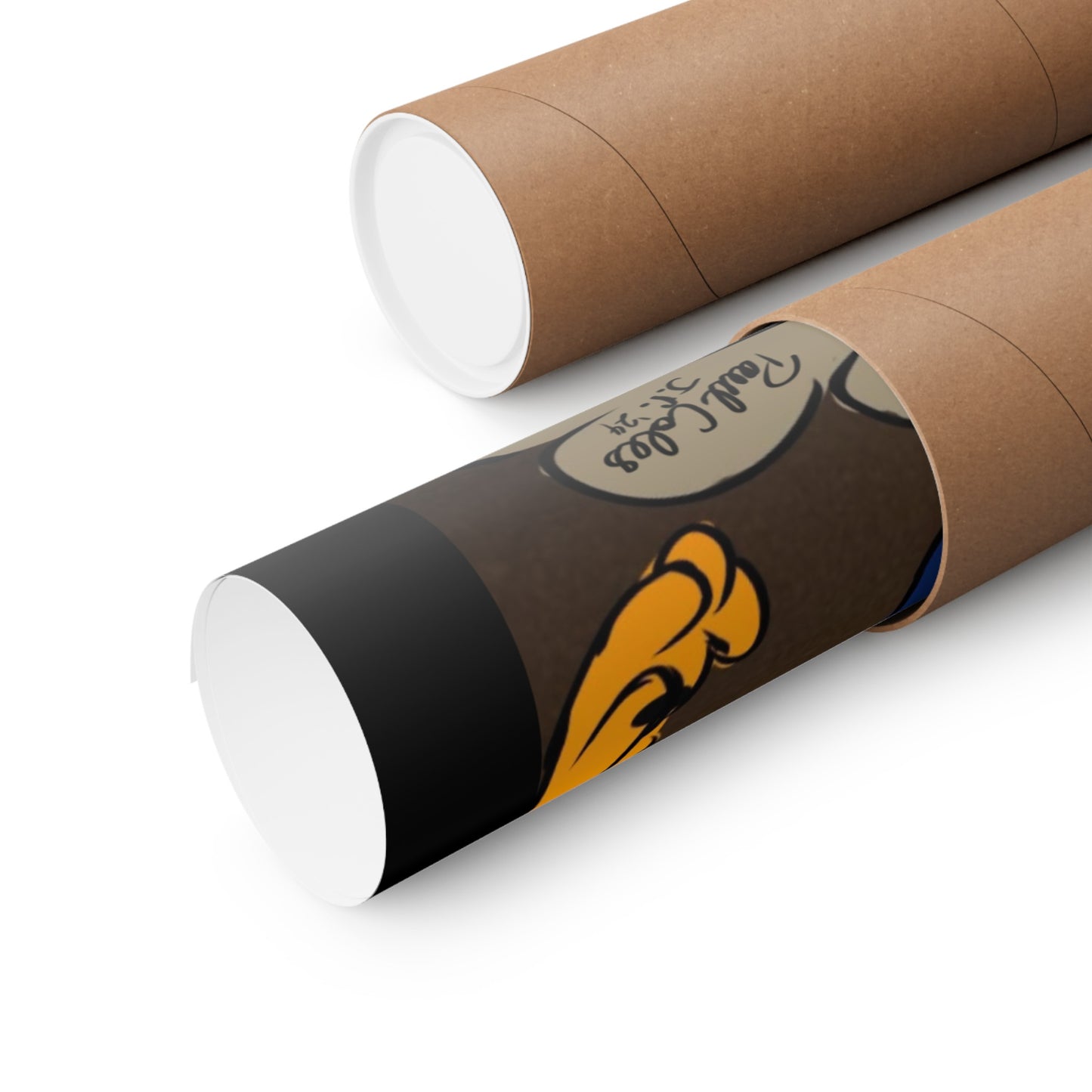 Pick a Side! (Between 2 Worlds) Matte Horizontal Posters
