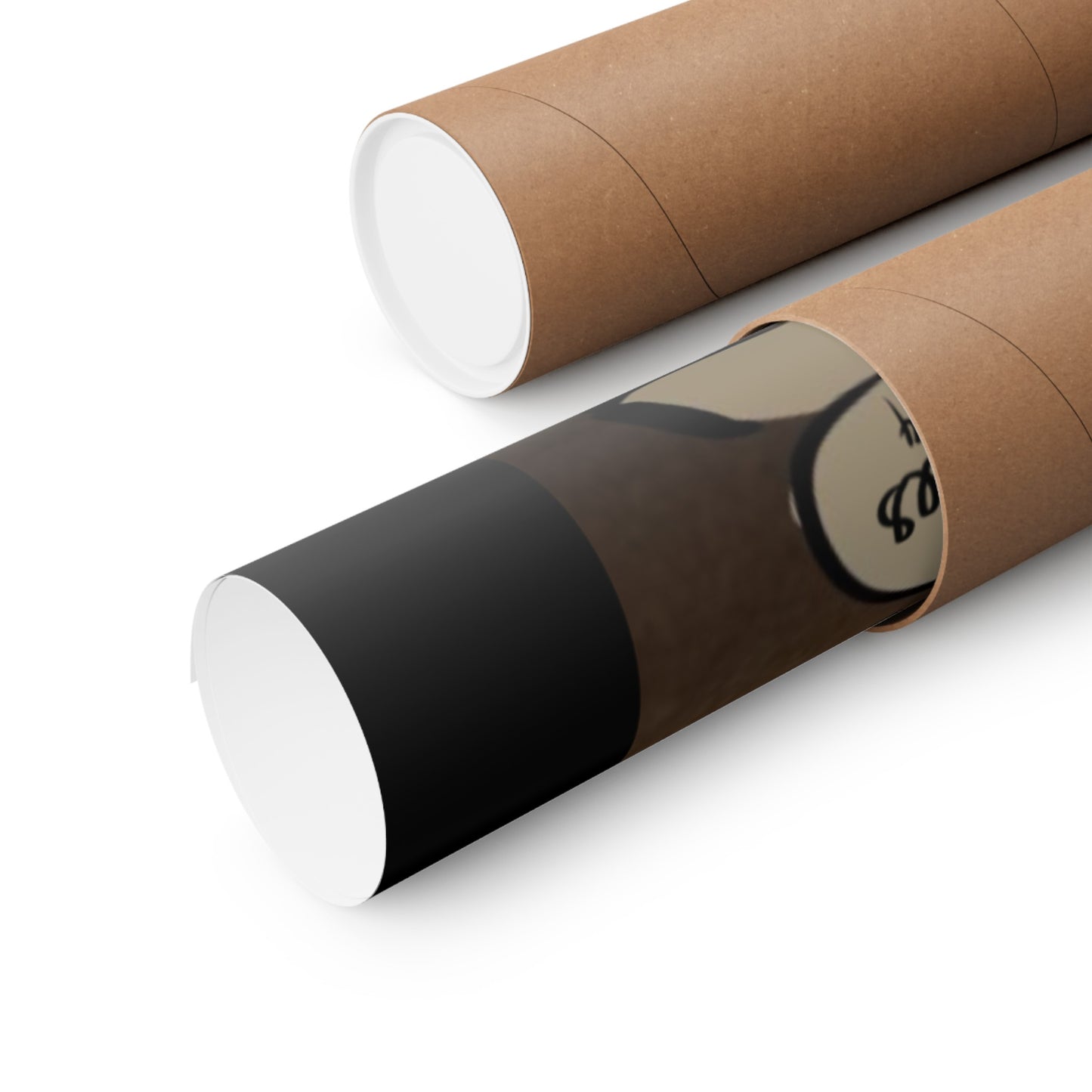 Pick a Side! (Between 2 Worlds) Matte Horizontal Posters