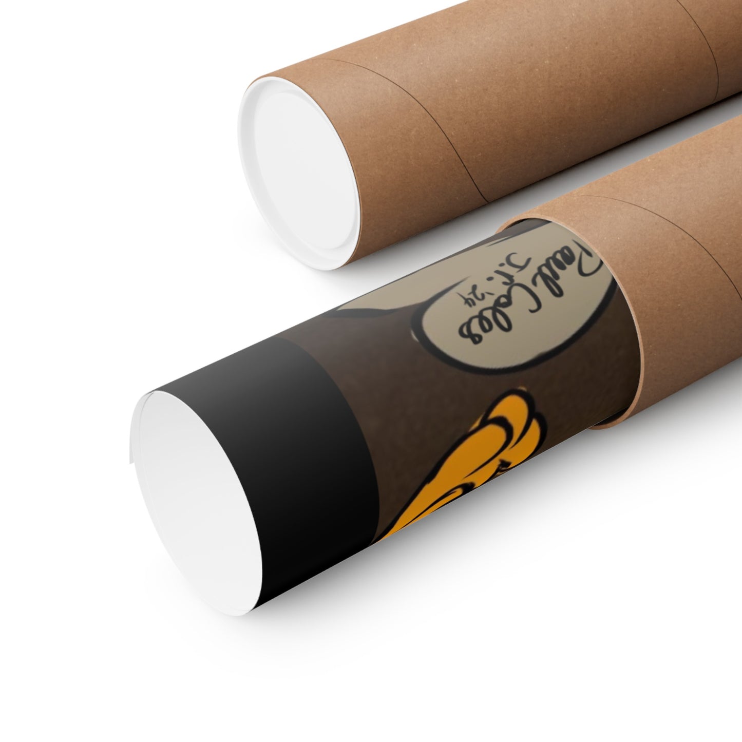Pick a Side! (Between 2 Worlds) Matte Horizontal Posters