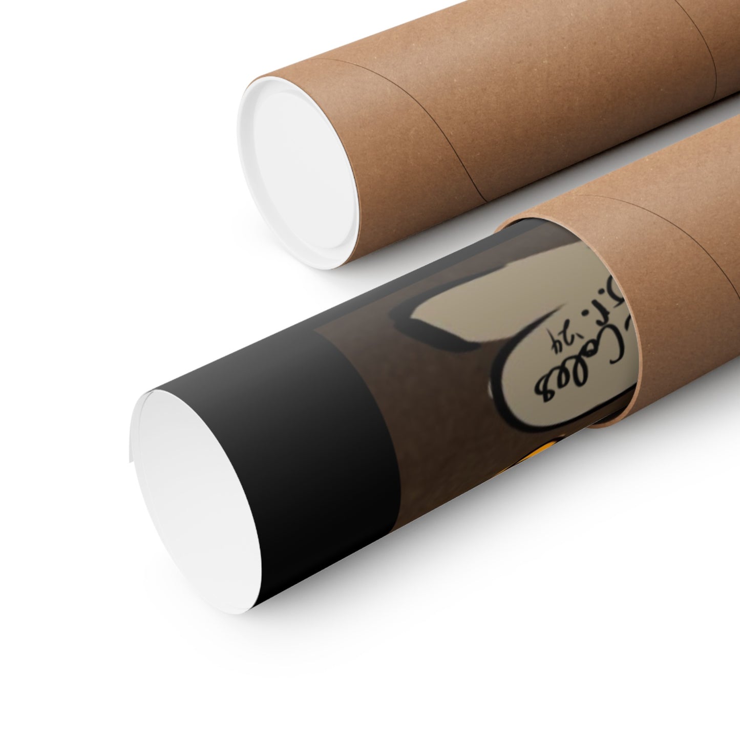 Pick a Side! (Between 2 Worlds) Matte Horizontal Posters