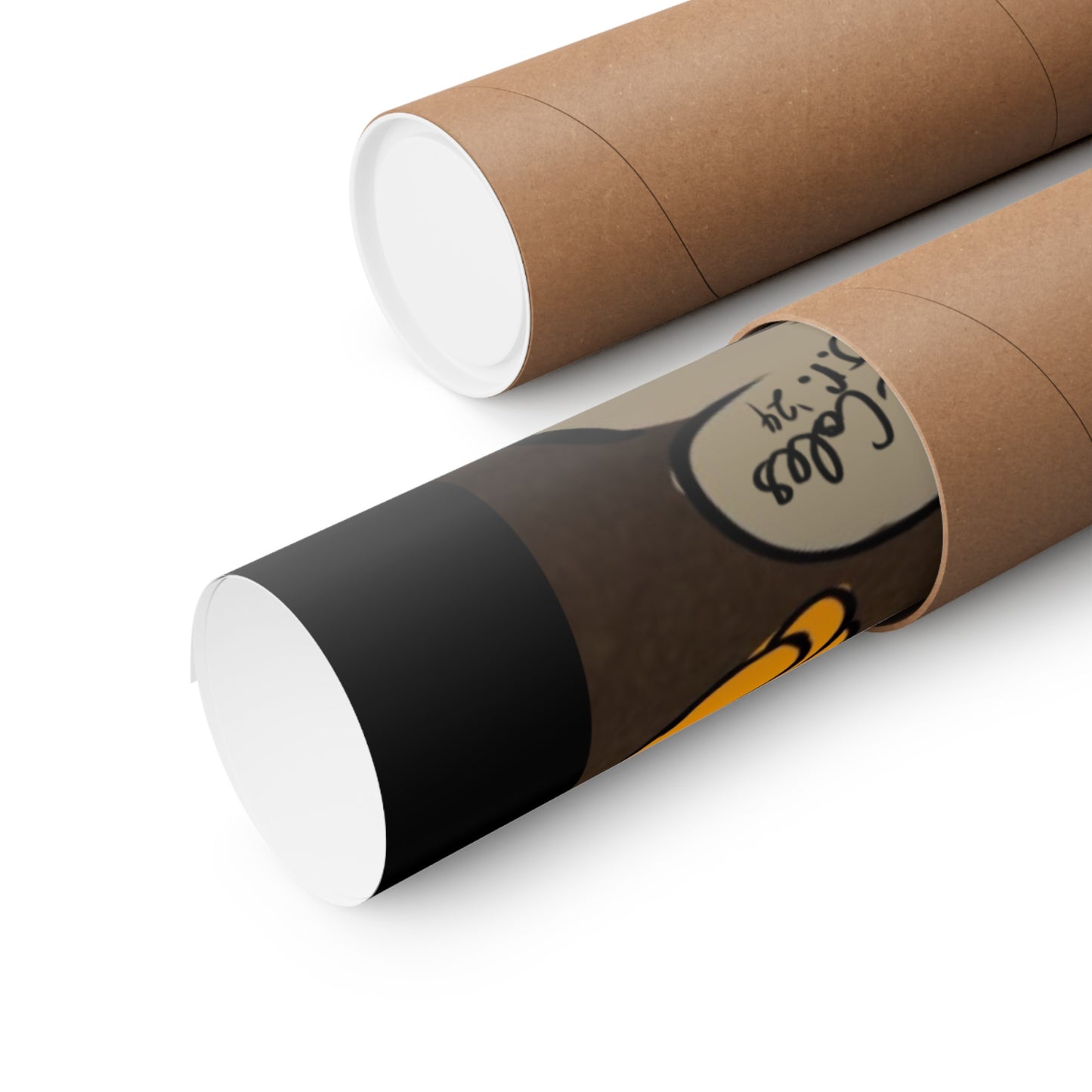 Pick a Side! (Between 2 Worlds) Matte Horizontal Posters