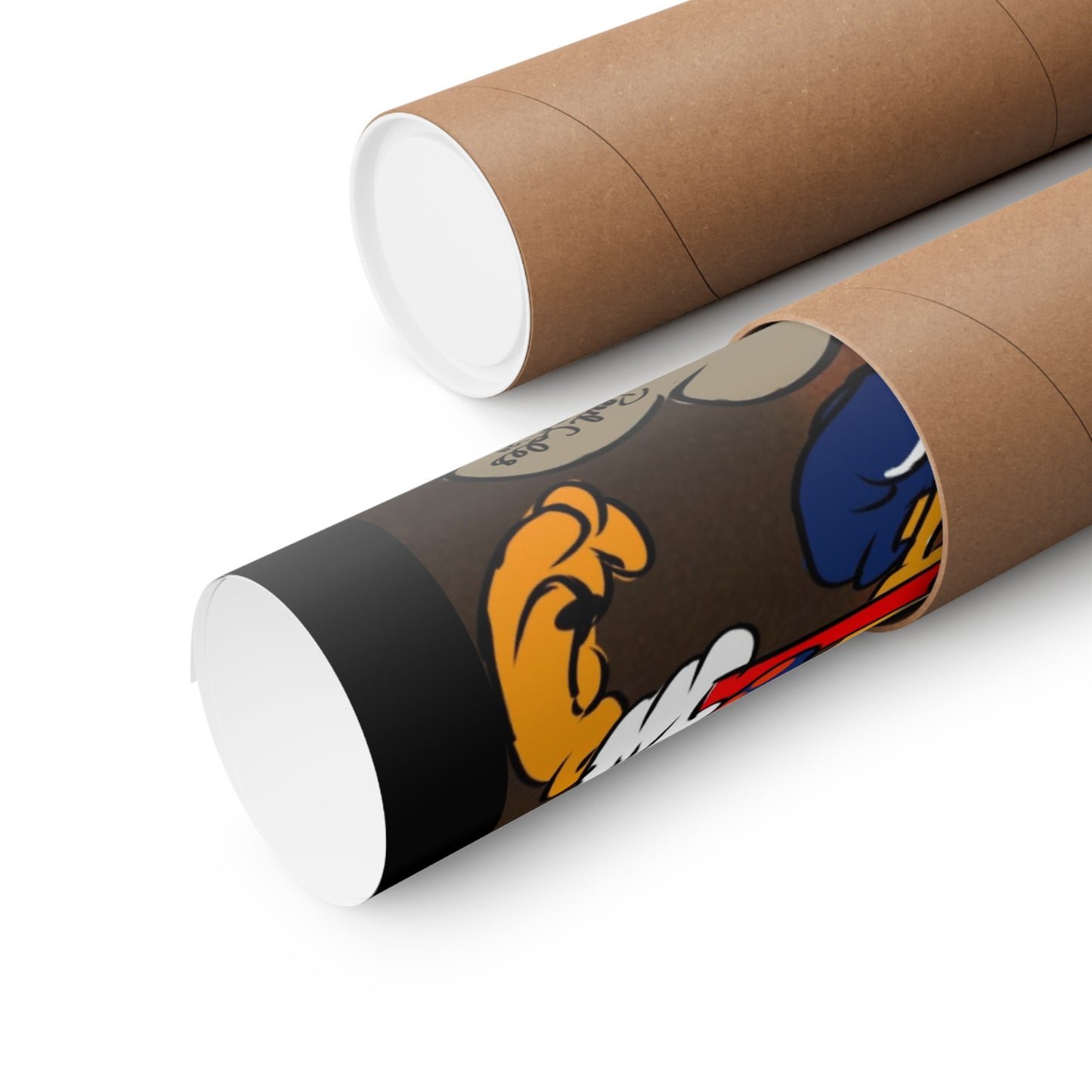 Pick a Side! (Between 2 Worlds) Matte Horizontal Posters