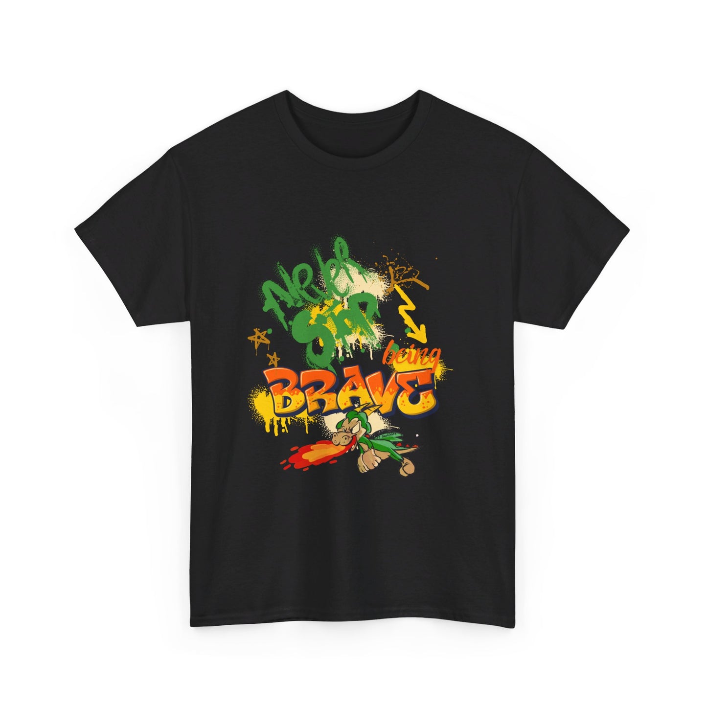 **Never Stop Being Brave** ™ Adult Unisex Tee