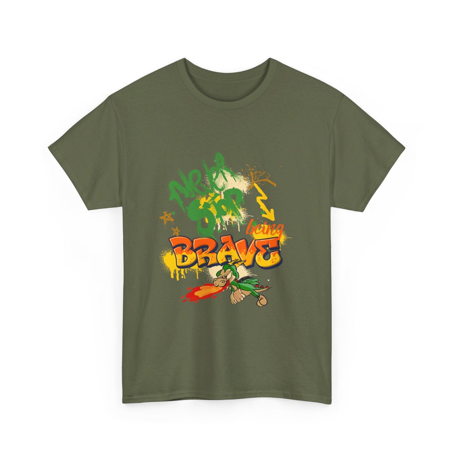 **Never Stop Being Brave** ™ Adult Unisex Tee