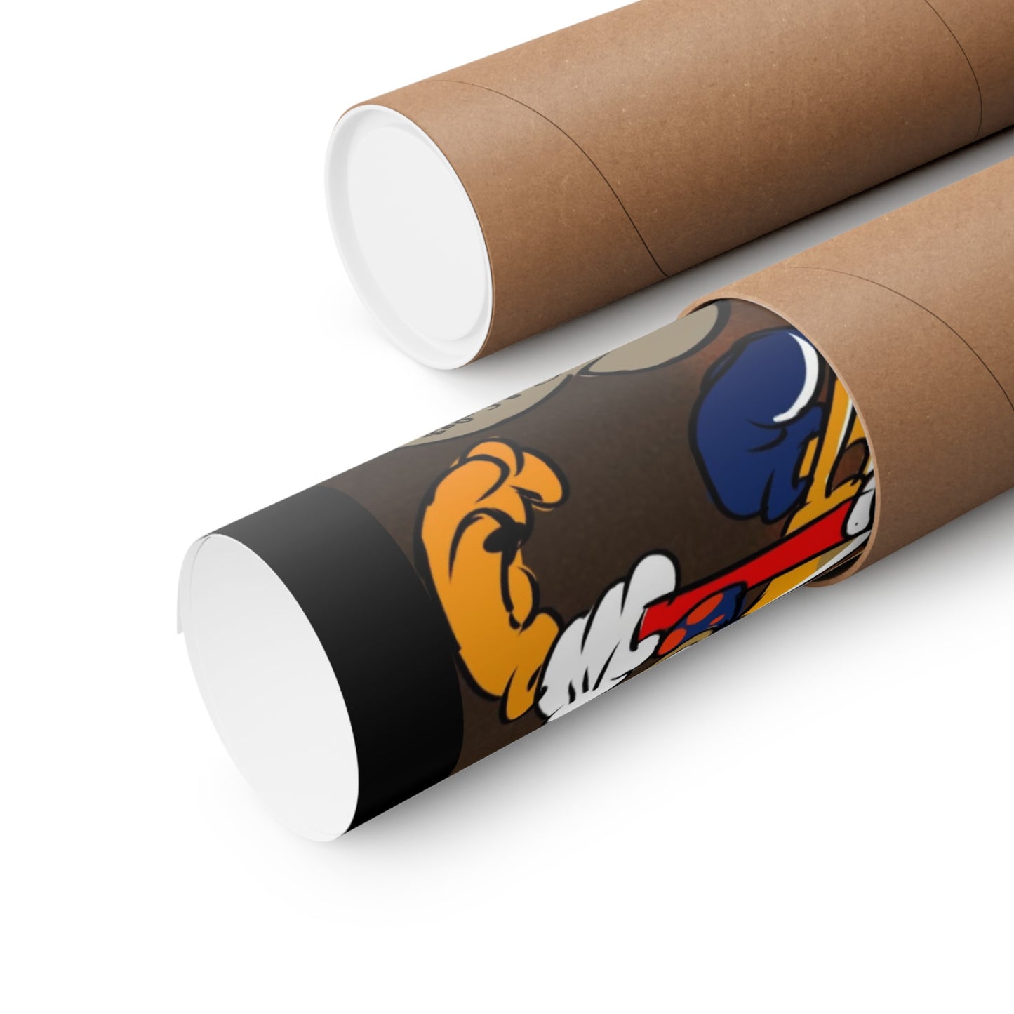 Pick a Side! (Between 2 Worlds) Matte Horizontal Posters