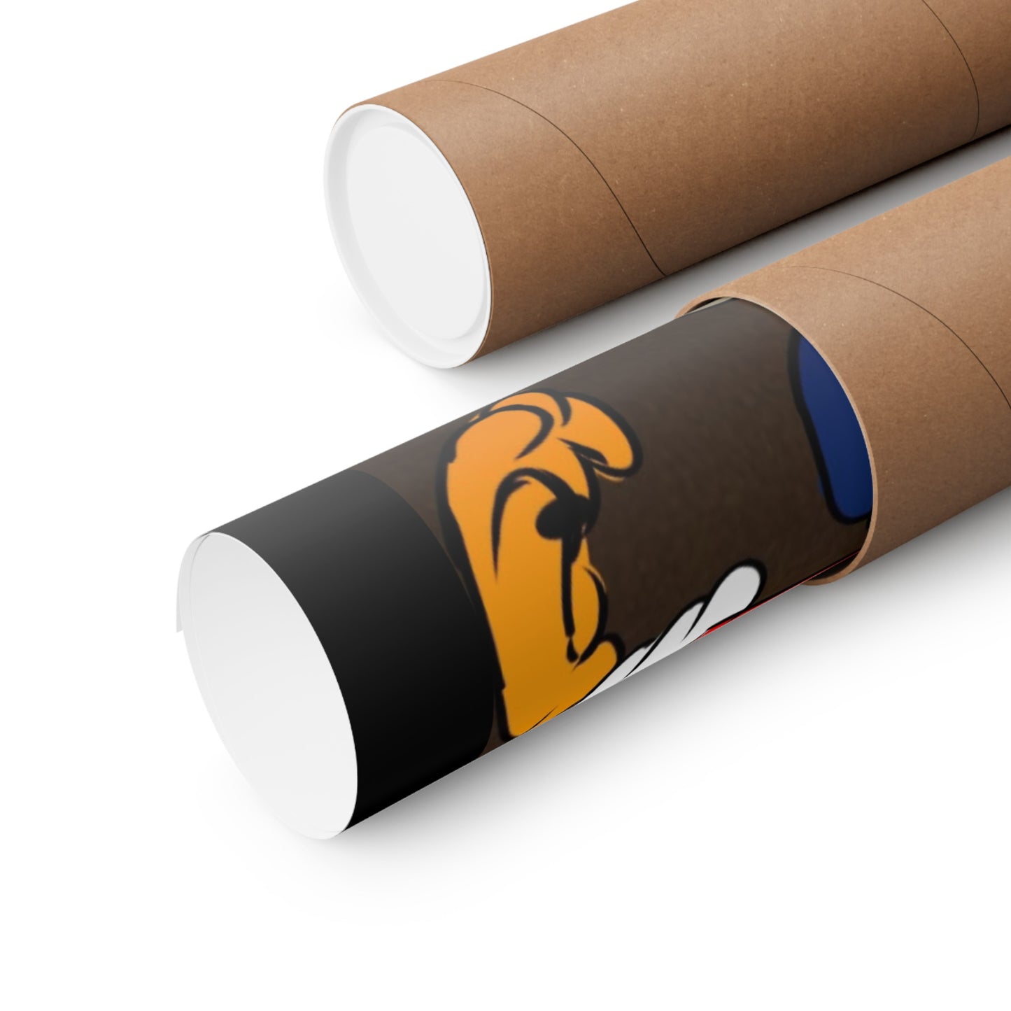 Pick a Side! (Between 2 Worlds) Matte Horizontal Posters