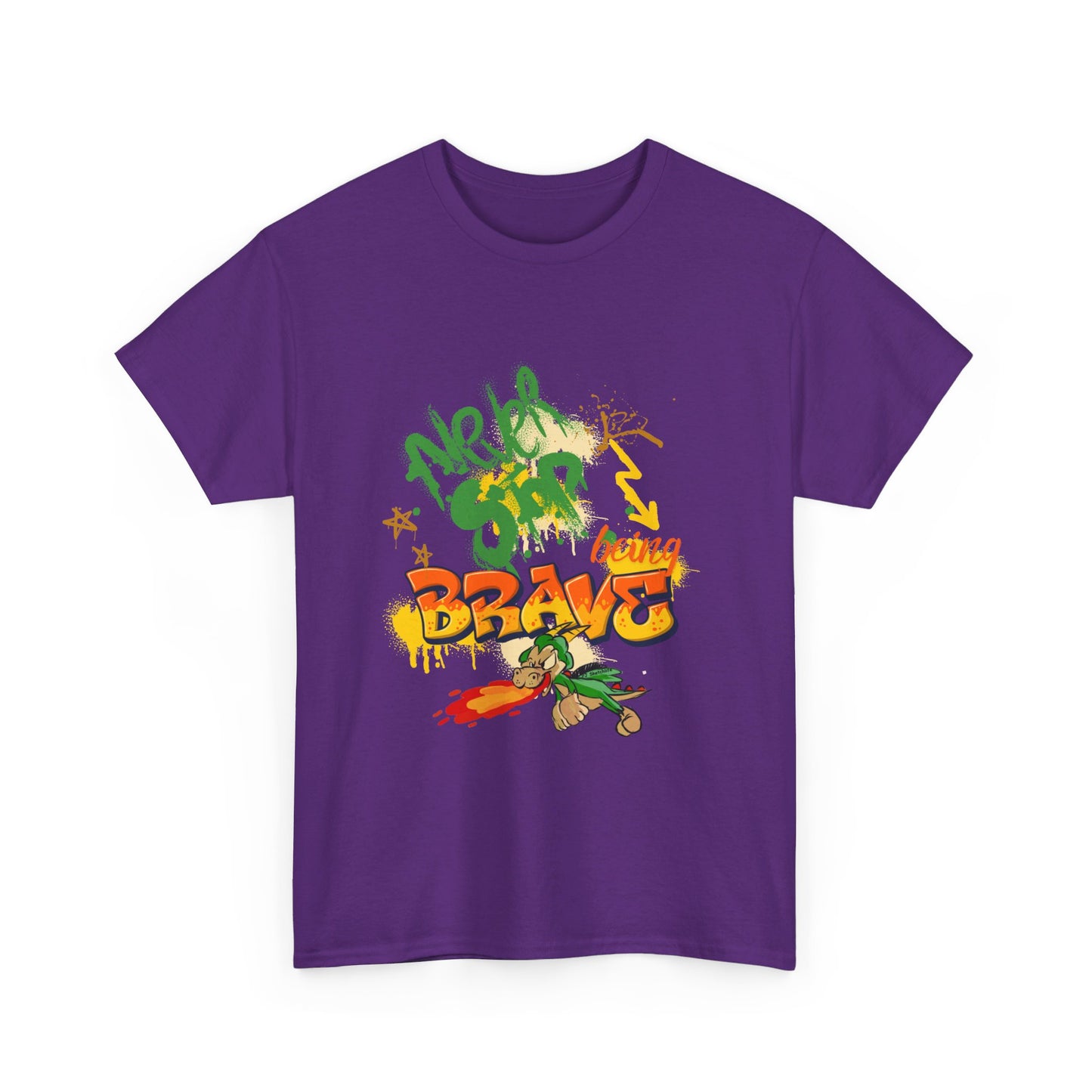 **Never Stop Being Brave** ™ Adult Unisex Tee