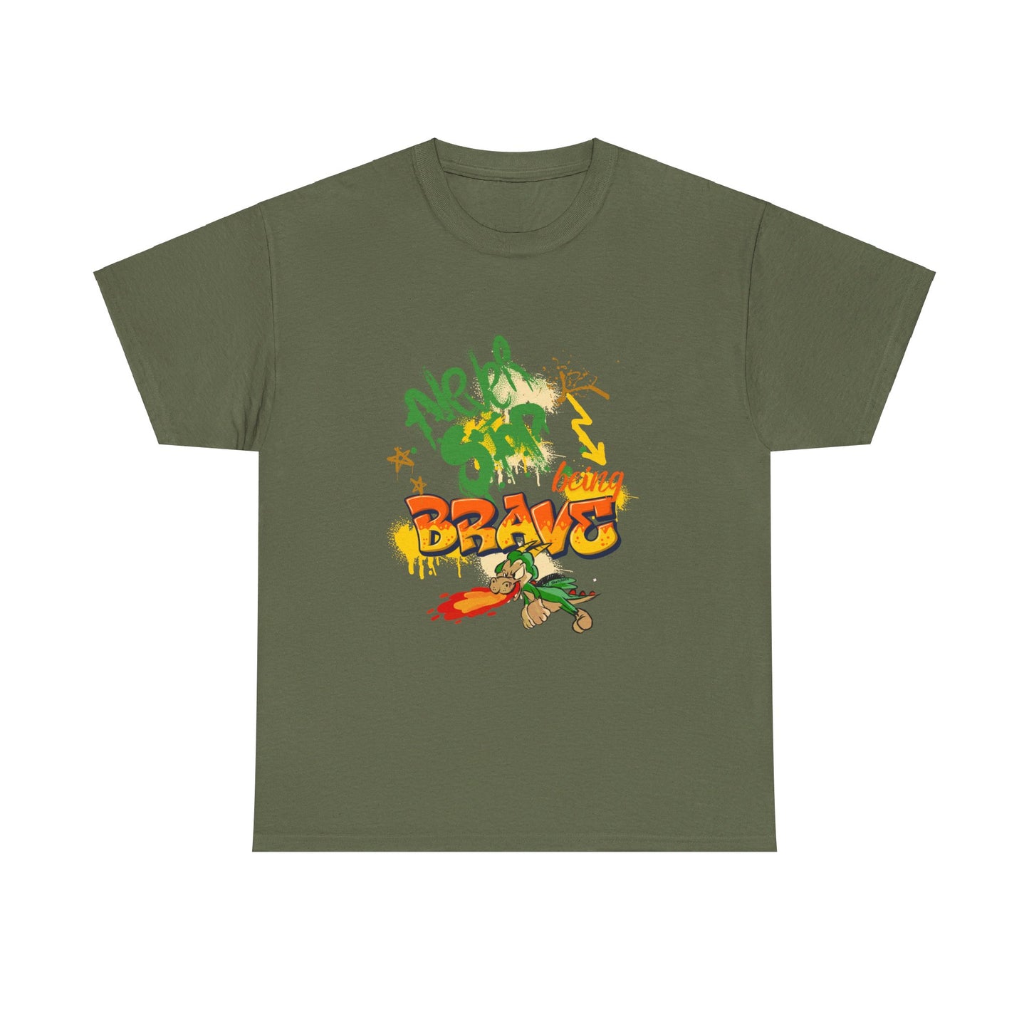 **Never Stop Being Brave** ™ Adult Unisex Tee