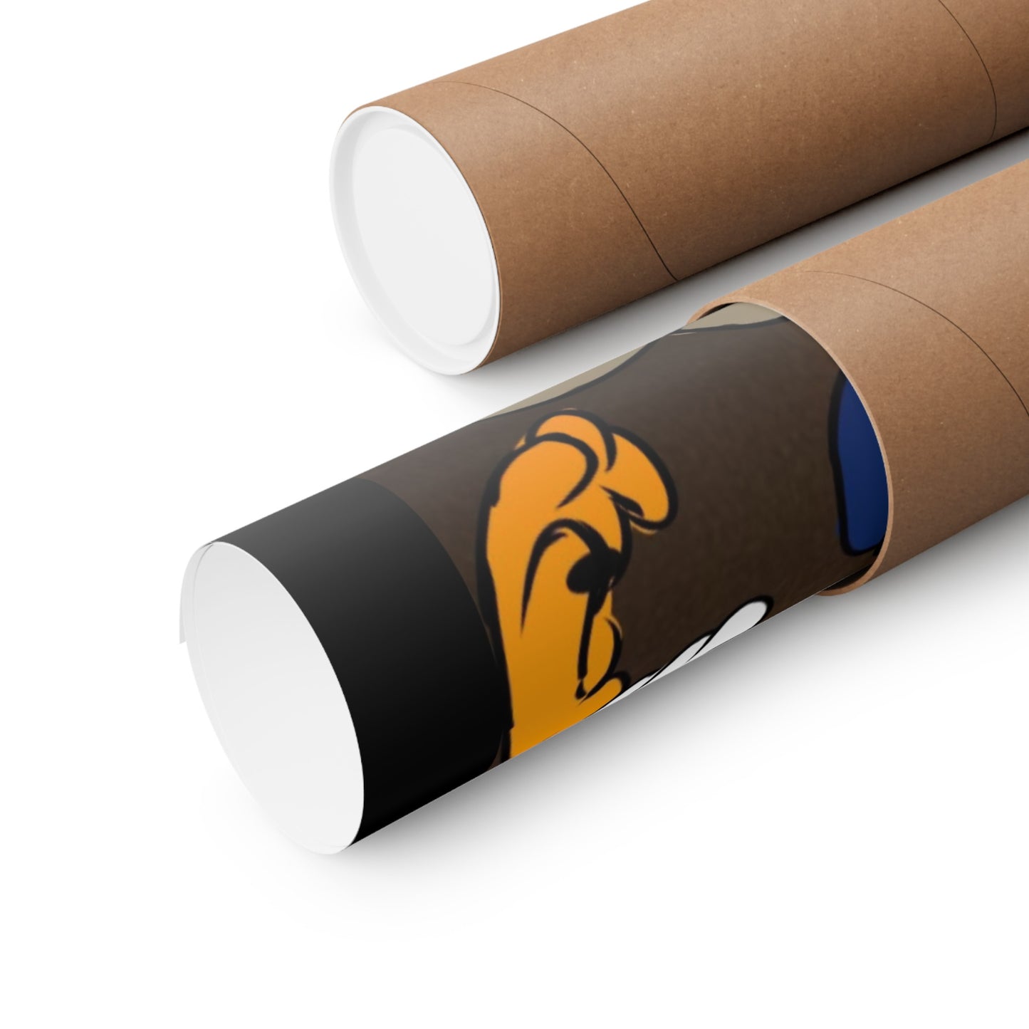 Pick a Side! (Between 2 Worlds) Matte Horizontal Posters