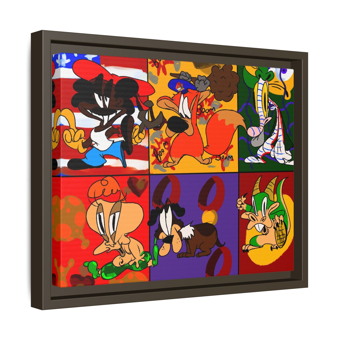 All My Fellas Matte Canvas Framed Wall Art