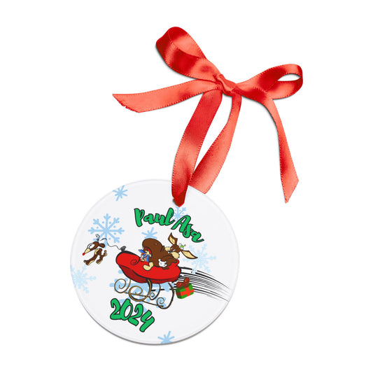 Alex & Bun Christmas Delivery Personalized Ornament