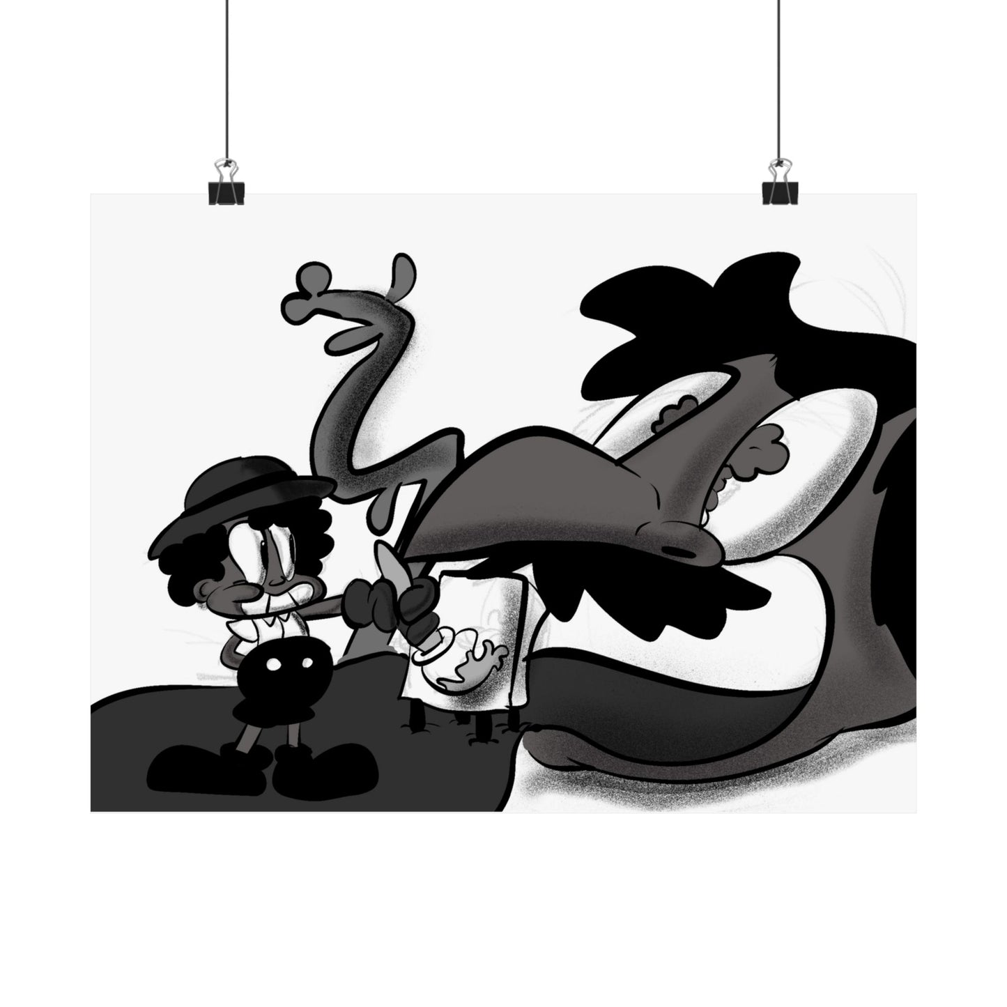 Jack & Bean Stalk Matte Horizontal Posters