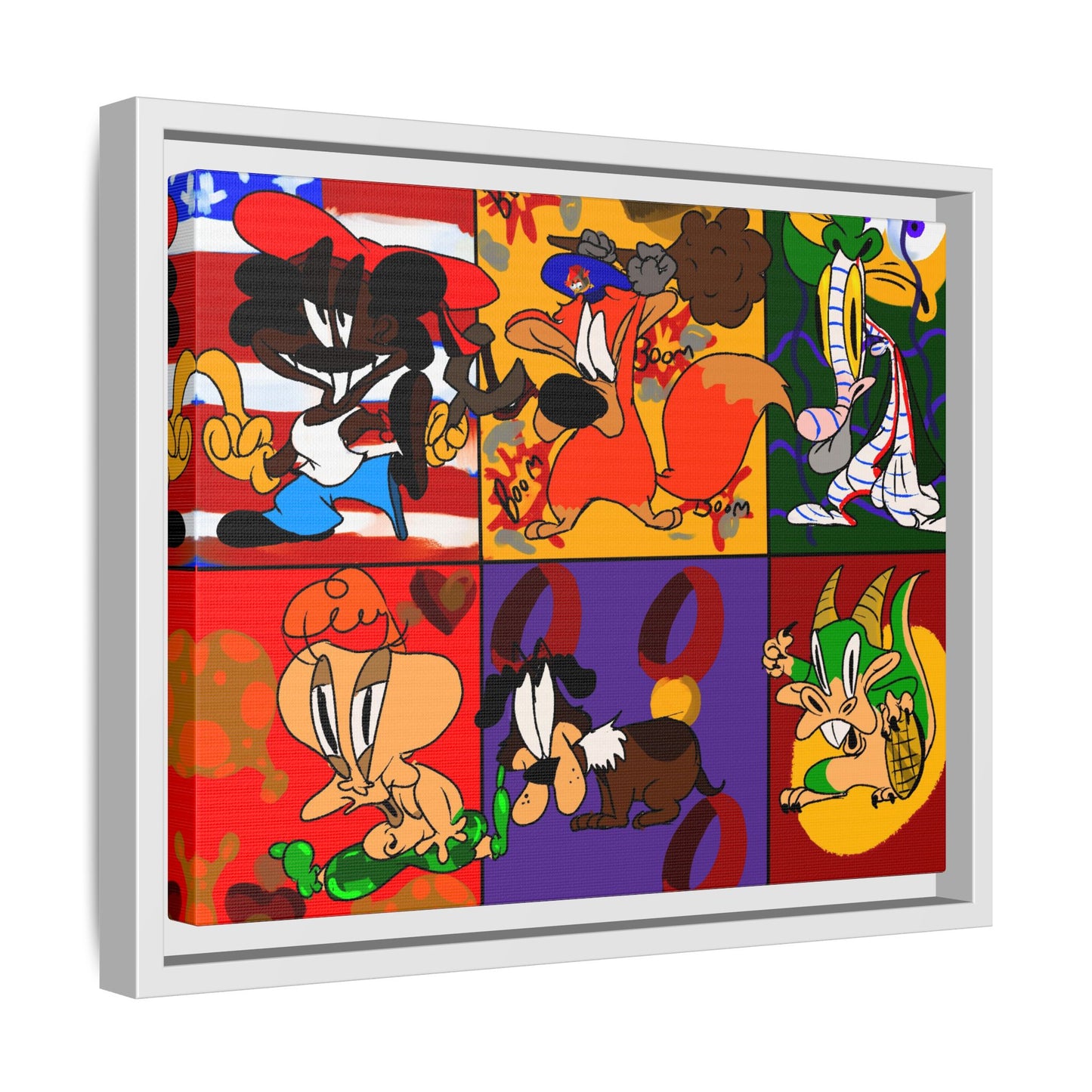 All My Fellas Matte Canvas Framed Wall Art