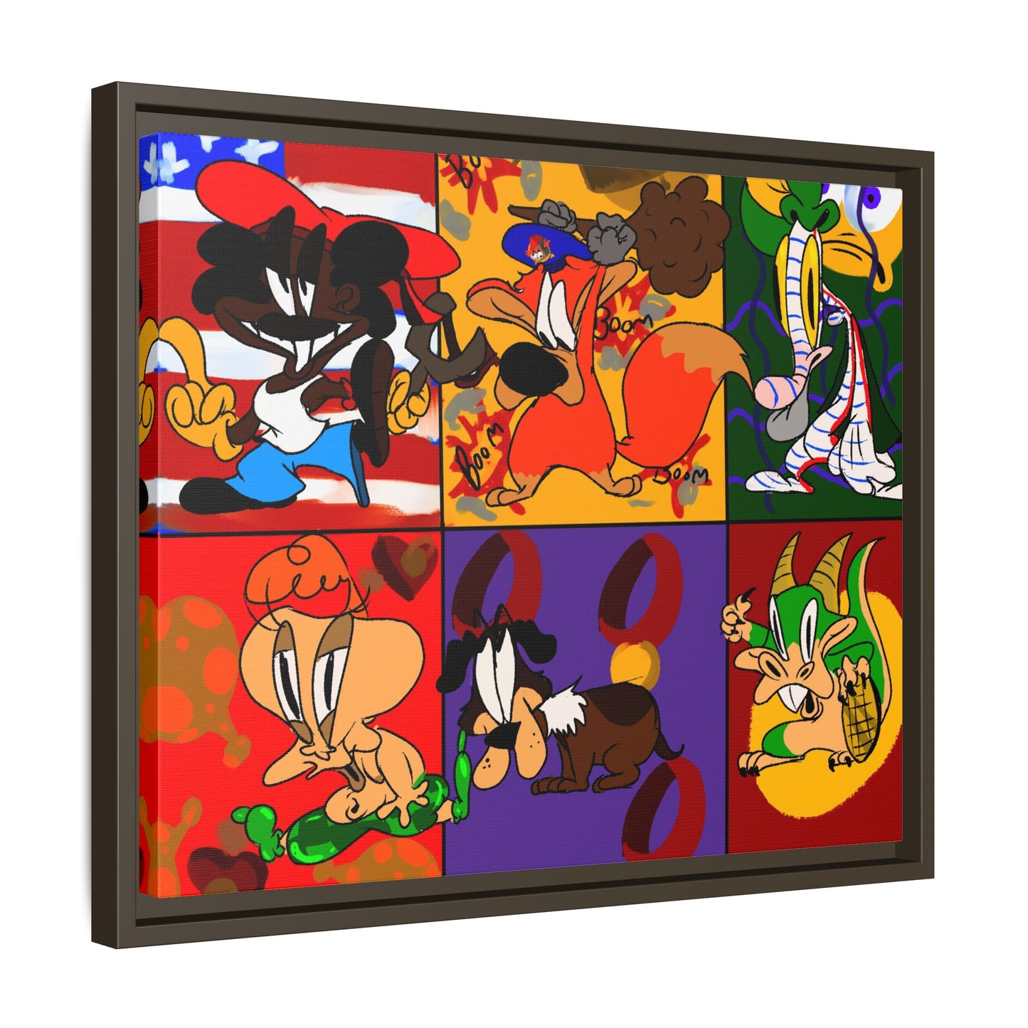 All My Fellas Matte Canvas Framed Wall Art