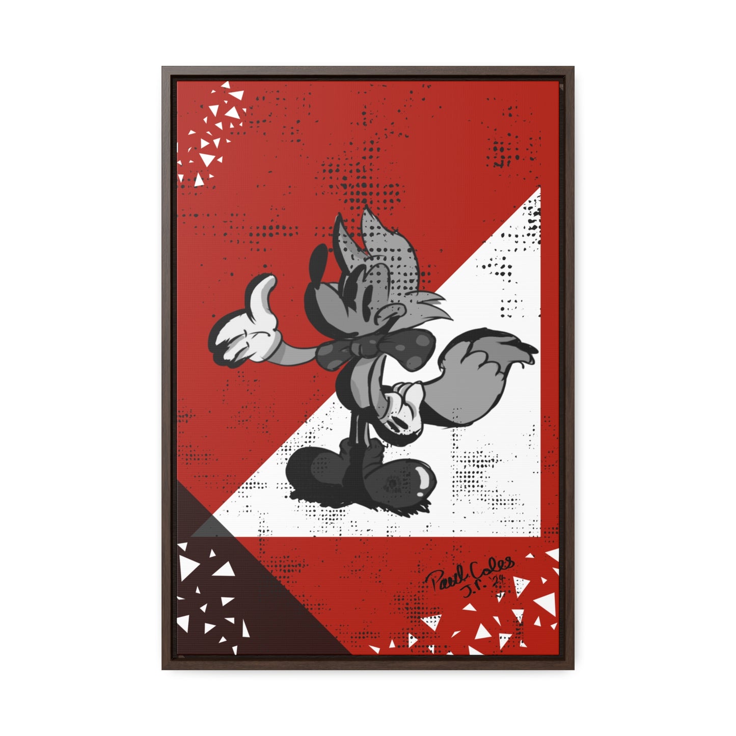 Vintage Mini Duke Gallery Canvas Wraps, Vertical Frame