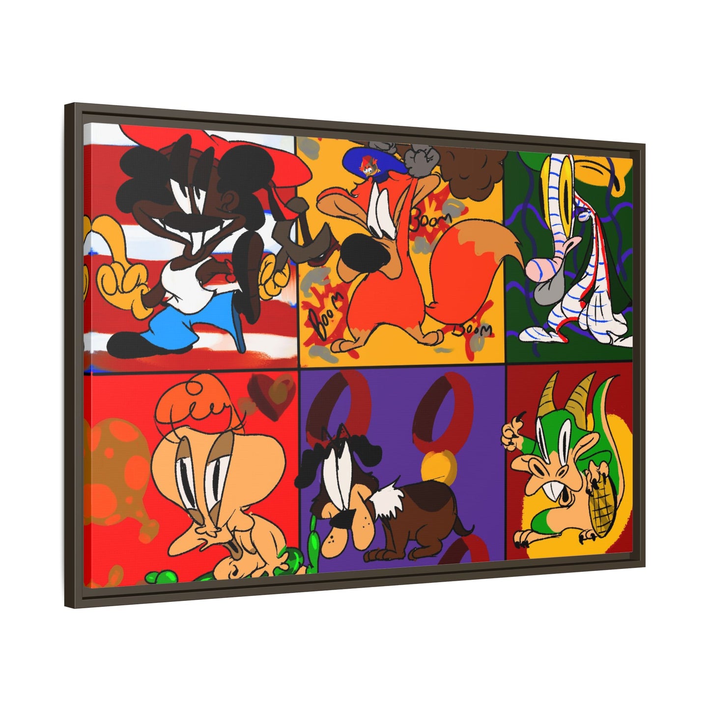 All My Fellas Matte Canvas Framed Wall Art