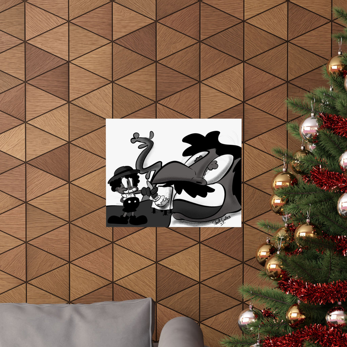 Jack & Bean Stalk Matte Horizontal Posters