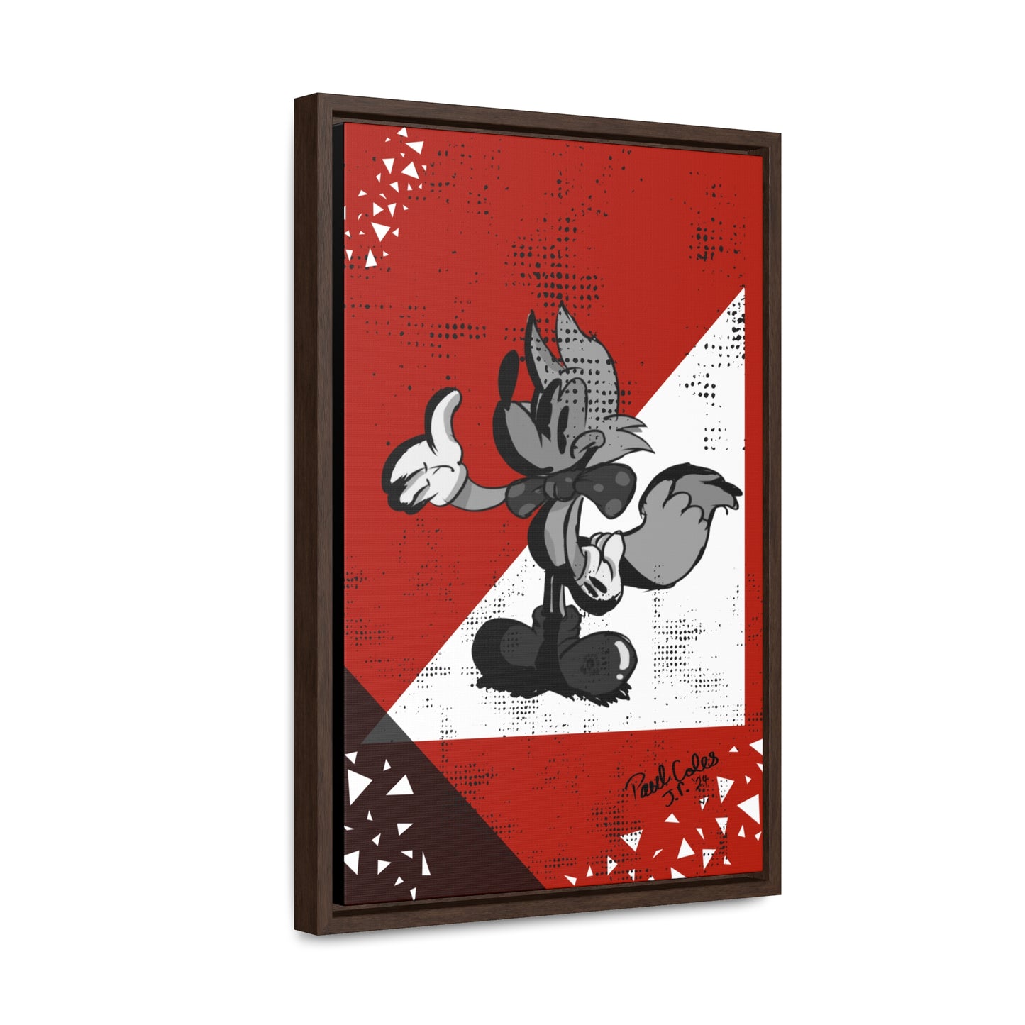 Vintage Mini Duke Gallery Canvas Wraps, Vertical Frame