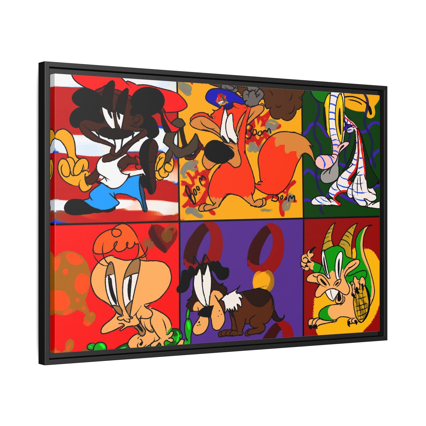 All My Fellas Matte Canvas Framed Wall Art