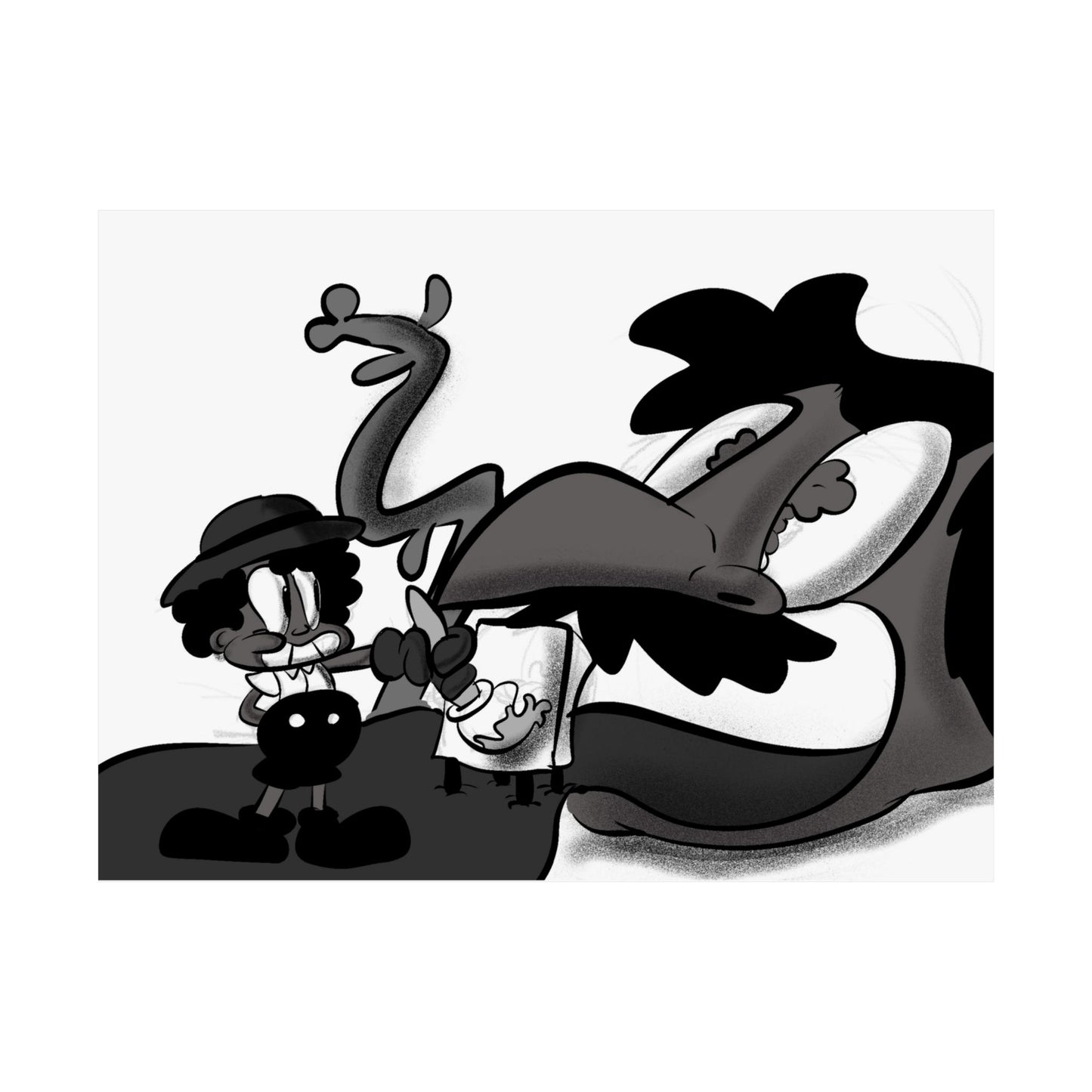 Jack & Bean Stalk Matte Horizontal Posters