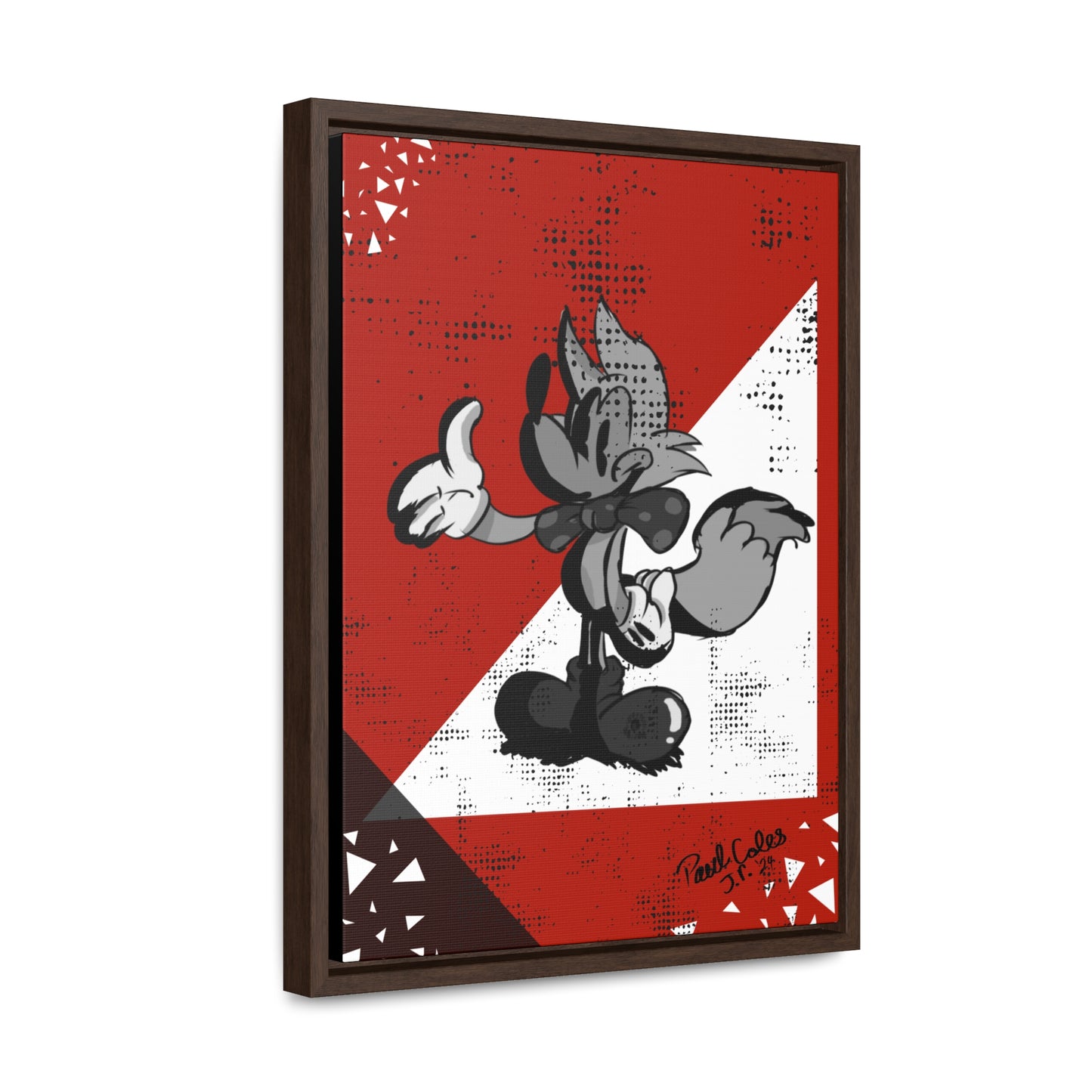 Vintage Mini Duke Gallery Canvas Wraps, Vertical Frame