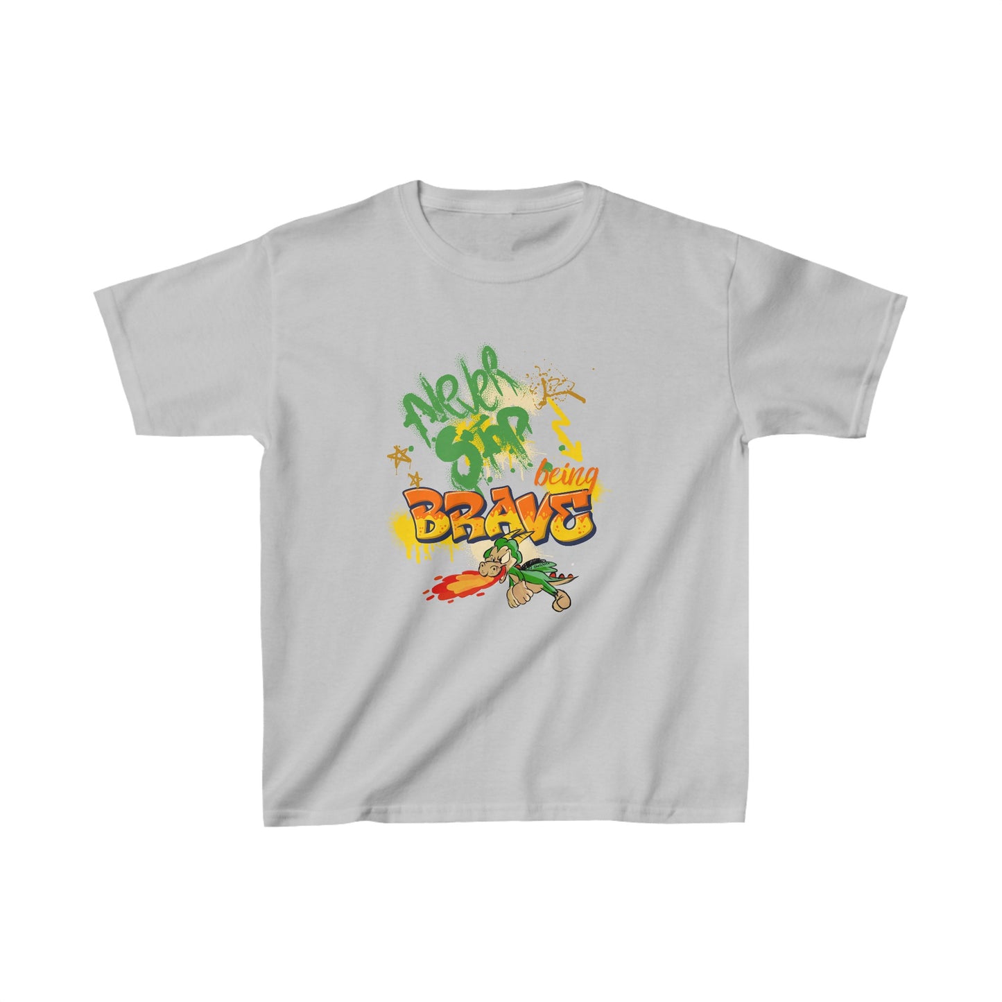 **Never Stop Being Brave** ™ Kids Tee