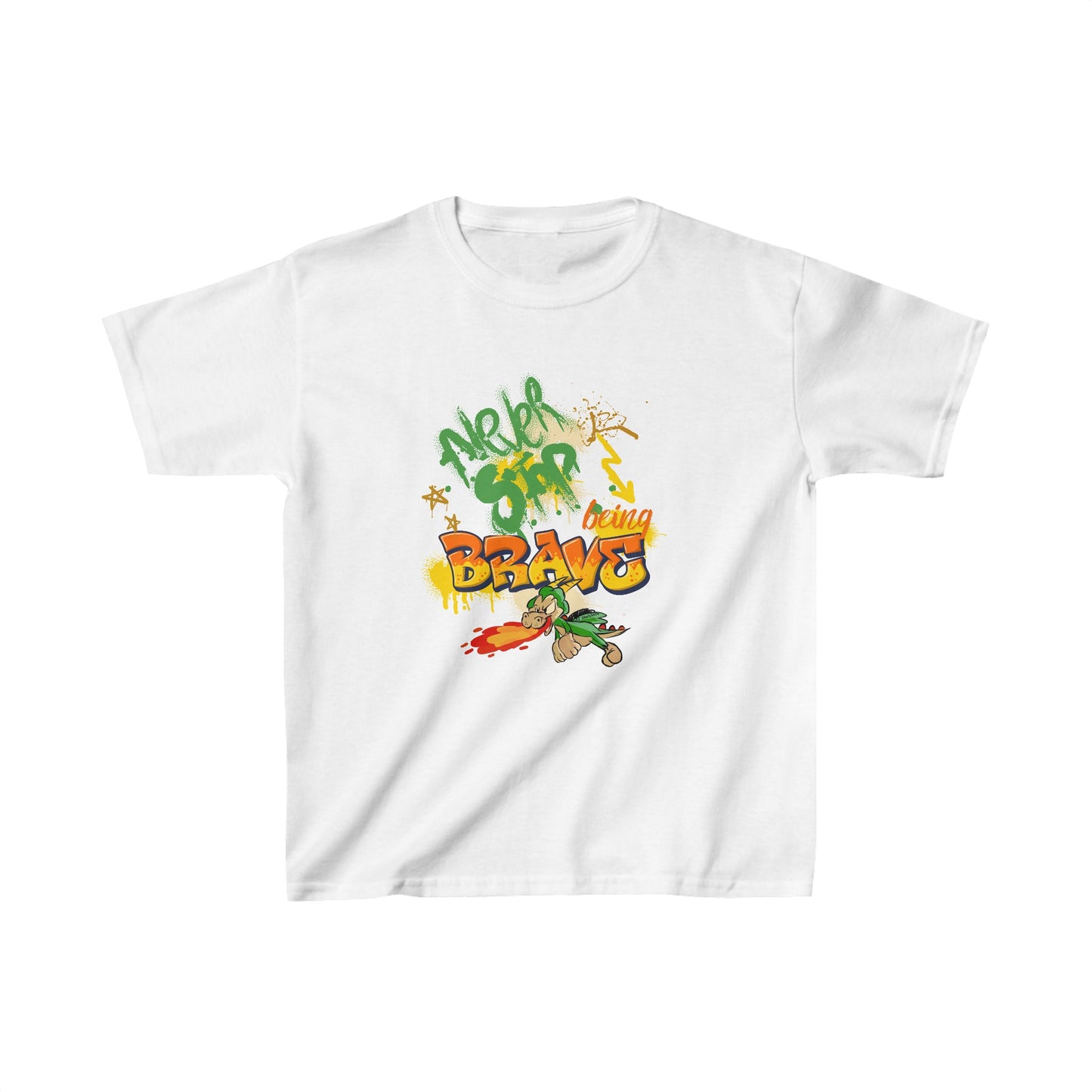 **Never Stop Being Brave** ™ Kids Tee