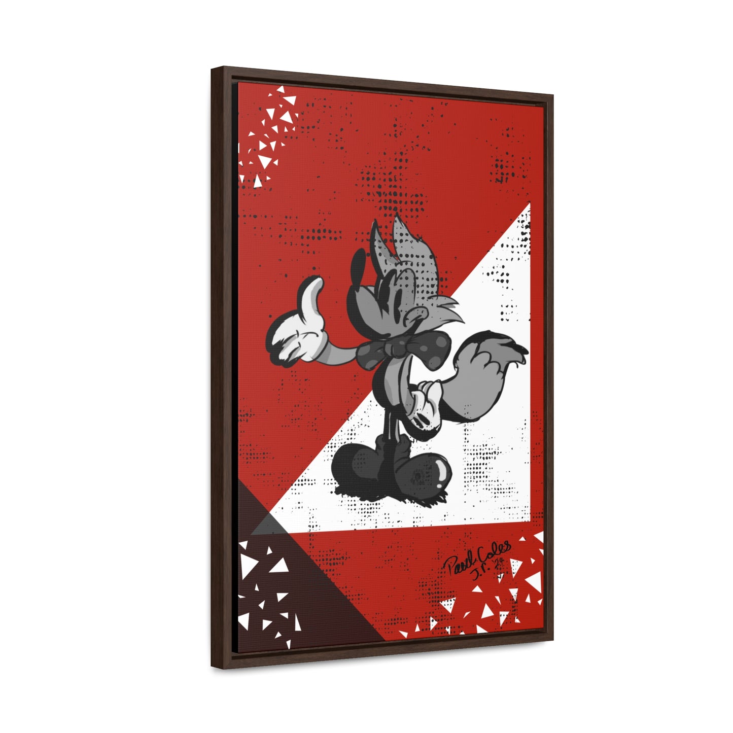 Vintage Mini Duke Gallery Canvas Wraps, Vertical Frame