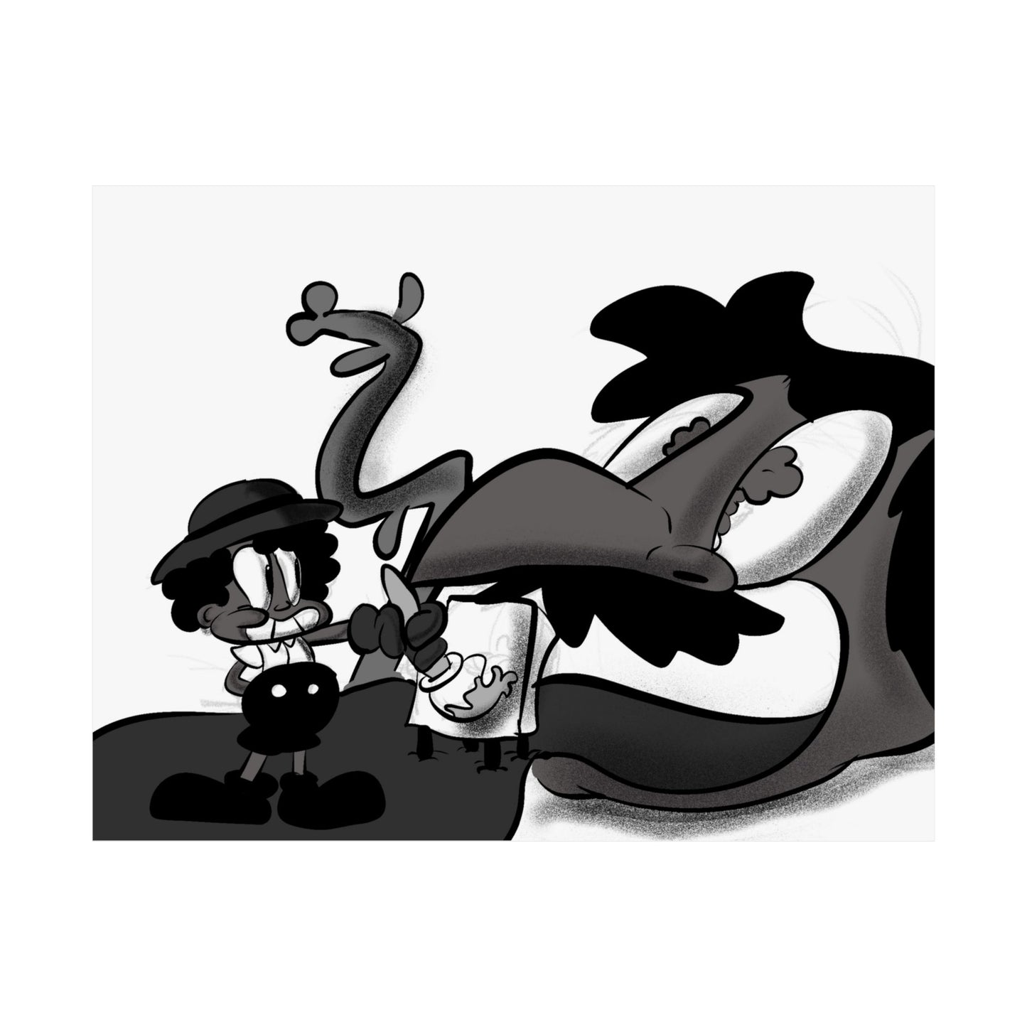 Jack & Bean Stalk Matte Horizontal Posters