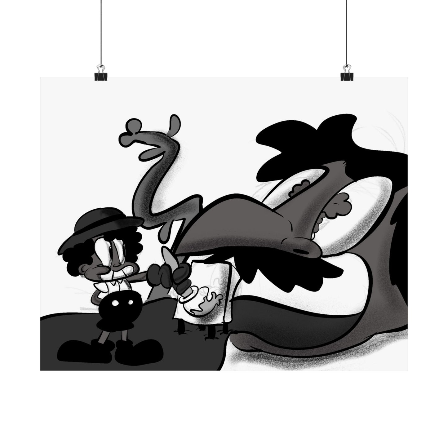Jack & Bean Stalk Matte Horizontal Posters