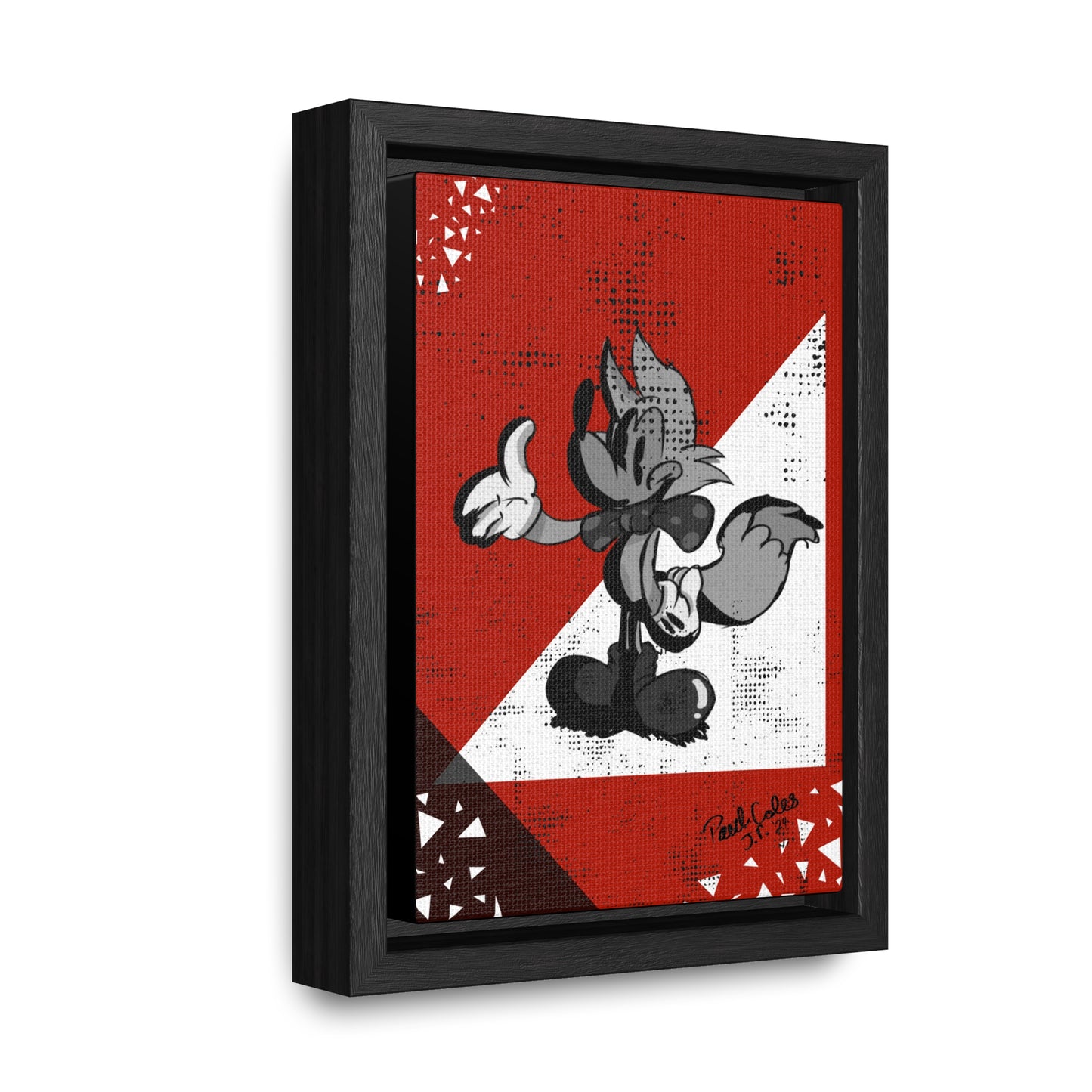 Vintage Mini Duke Gallery Canvas Wraps, Vertical Frame