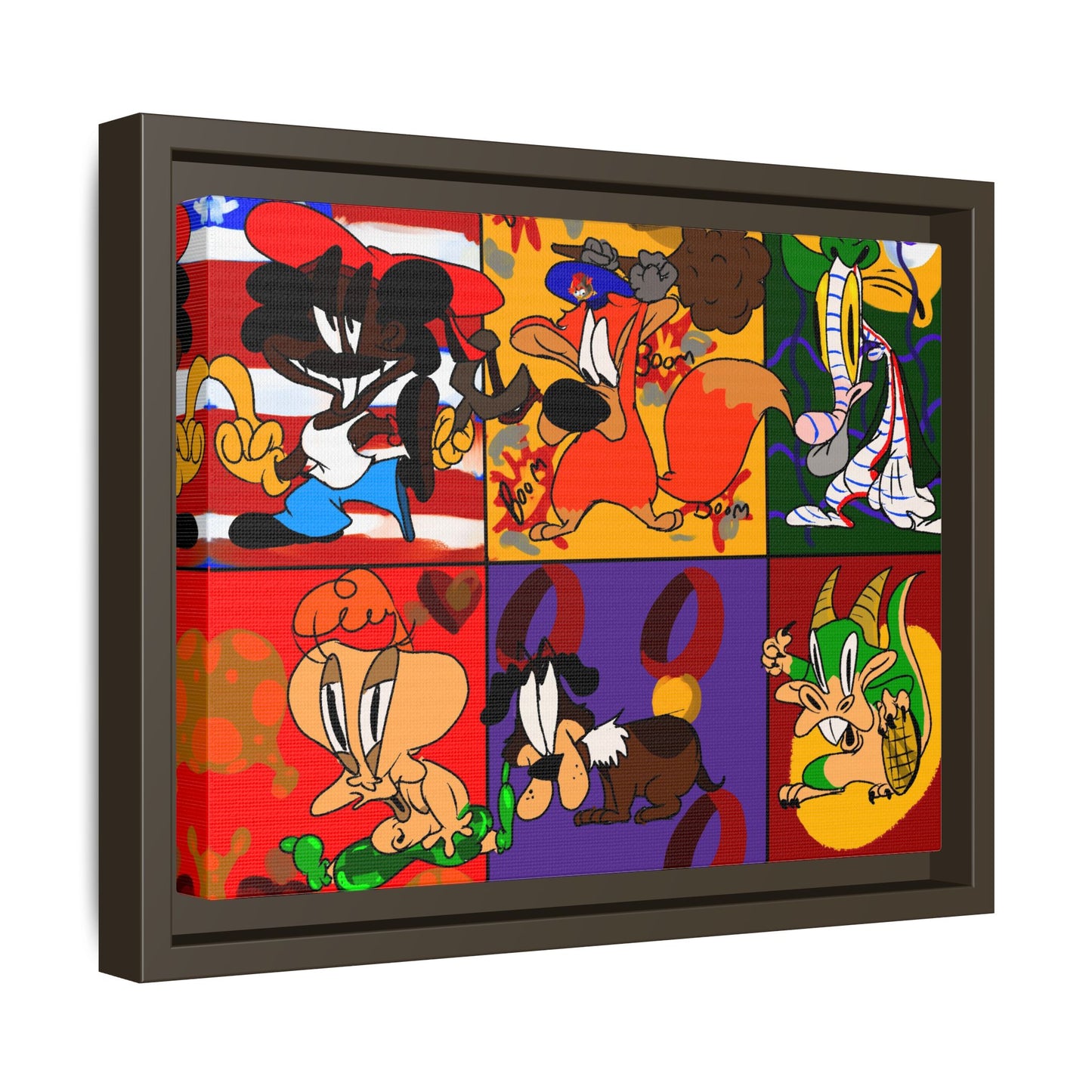 All My Fellas Matte Canvas Framed Wall Art